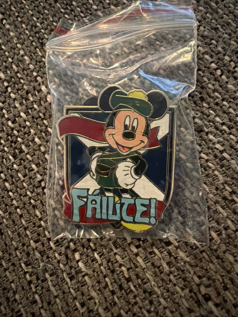 Adventures by Disney (ABD) Scotland MICKEY MOUSE Pin "Failte!"